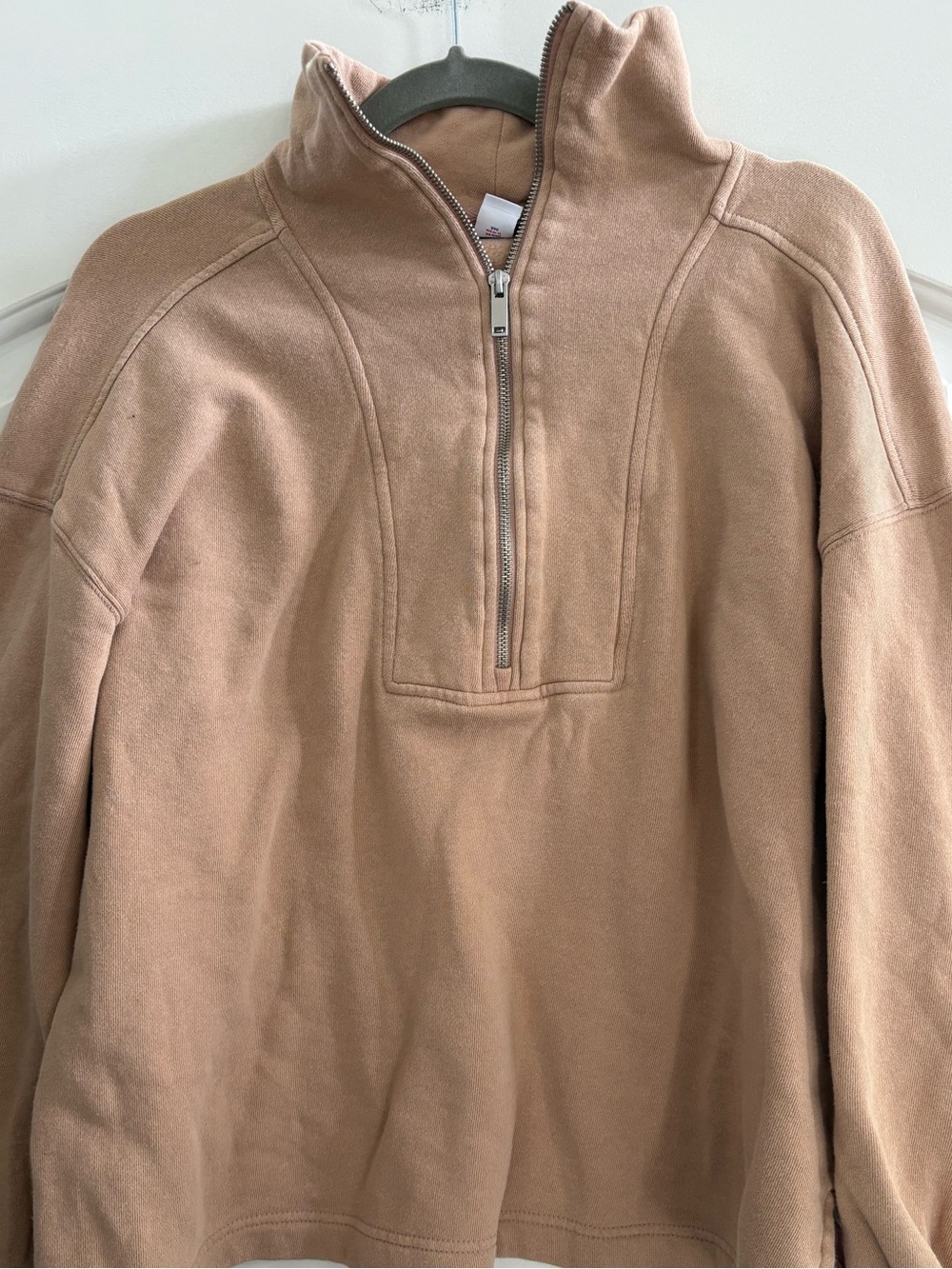 Old Navy Mock Neck Sweatshirt in Mauve